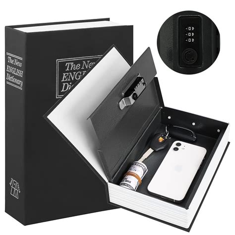 KYODOLED Diversion Book Safe with Combination Lock, Secret 